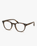 45-degree view of Linden Reading Glasses showing frame shape and temple details