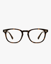 Front view of Linden Reading Glasses on a light gray studio background