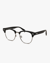 45-degree view of Mercer Browline Optical Frames showing frame shape and temple details