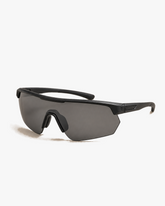 45-degree view of Summit Sport Shield Glasses showing frame shape and temple details