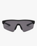 Summit Sport Shield Glasses in Smoke Grey, front view on a light gray studio background