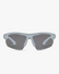 Aero Wrap Sports Glasses in Clear Training, front view on a light gray studio background