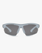 Aero Wrap Sports Glasses in Clear Training, front view on a light gray studio background