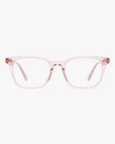 Front view of Aurora Blue Light Glasses on a light gray studio background