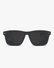 Cascade Polarized Sunglasses in Black and Smoke Polarized, front view on a light gray studio background