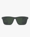 Cascade Polarized Sunglasses in Graphite and Green Polarized, front view on a light gray studio background