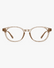 Celeste Oval Optical Frames in Espresso Tortoise, front view on a light gray studio background