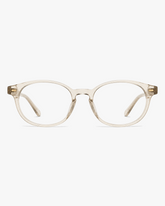 Front view of Celeste Oval Optical Frames on a light gray studio background