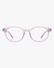Celeste Oval Optical Frames in Soft Lilac, front view on a light gray studio background