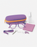 Kids Starter Eyewear Kit in Pink, complete kit on a light gray studio background