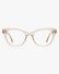 Front view of Luna Cat-Eye Optical Frames on a light gray studio background