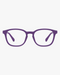 Mini Flex Kids Frames in Berry, front view on a light gray studio background