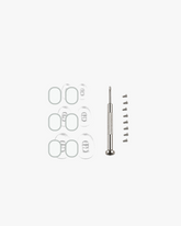 Nose Pad Repair Kit in Large 15 mm size, front view on a light gray studio background