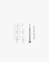 Nose Pad Repair Kit in Small 11 mm size, front view on a light gray studio background