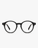 Rowan Round Optical Frames in Black, front view on a light gray studio background