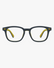 Scout Kids Optical Frames in Graphite Lime, front view on a light gray studio background