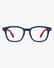 Scout Kids Optical Frames in Navy Red, front view on a light gray studio background