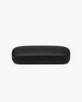 Slim Hard Glasses Case eyewear accessory, front view on a light gray studio background