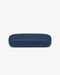 Slim Hard Glasses Case in Navy, front view on a light gray studio background