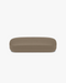 Slim Hard Glasses Case in Taupe, front view on a light gray studio background