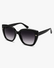 45-degree view of Solstice Oversized Sunglasses showing frame shape and temple details