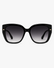 Front view of Solstice Oversized Sunglasses on a light gray studio background