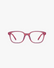 Sprout Flex Kids Blue Light Glasses in Navy Red, front view on a light gray studio background