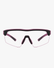 Summit Sport Shield Glasses in Rose Mirror, front view on a light gray studio background