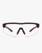 Summit Sport Shield Glasses in Rose Mirror, front view on a light gray studio background
