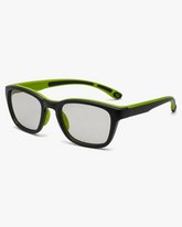 45-degree view of Trail Kids Sport Glasses showing frame shape and temple details
