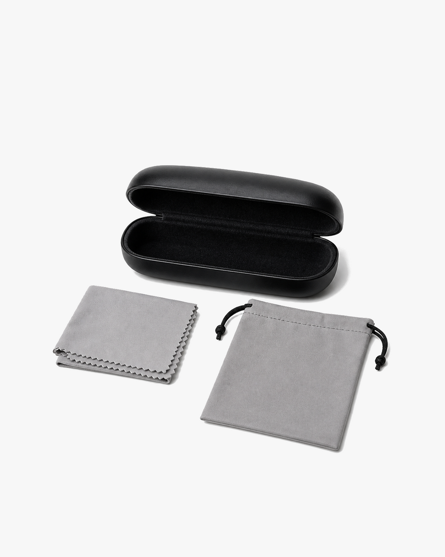 Travel Eyewear Kit eyewear accessory, front view on a light gray studio background