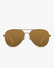Vela Aviator Sunglasses in Rose Gold and Mauve, front view on a light gray studio background